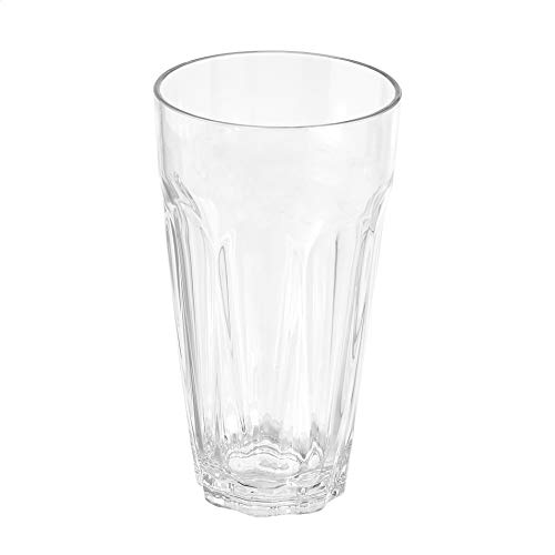 Amazon Basics Tritan Working Style Highball Glasses - 24-Ounce, Set Of 4(Plastic Material) #TOP1