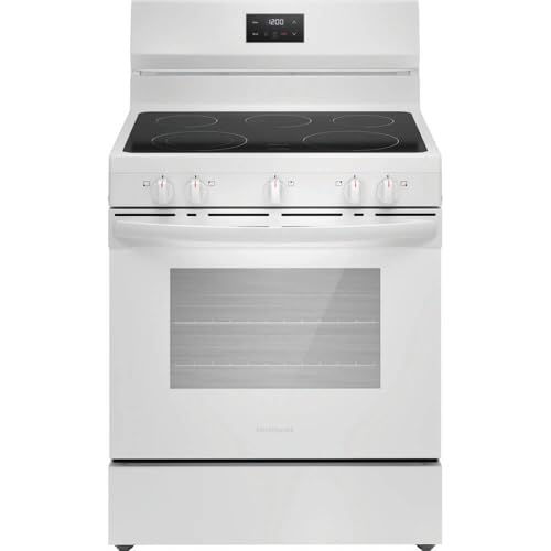 Frigidaire FCRE3052B 30 Inch Wide 5.3 Cu. Ft. Free Standing Electric Range with Even Baking...