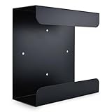 Caractéristiques de l'acier robuste : fabriqué en acier laminé à froid avec finition noire revêtue de poudre. Dimensions (H x l x L) : 27,1 x 10,9 x 27,9 cm. Installation rapide, facile et simple. Tout le matériel de montage est inclus