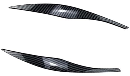 Paupières de phare en carbone pour BMW E90 E91 : l'élégance du vrai carbone noir