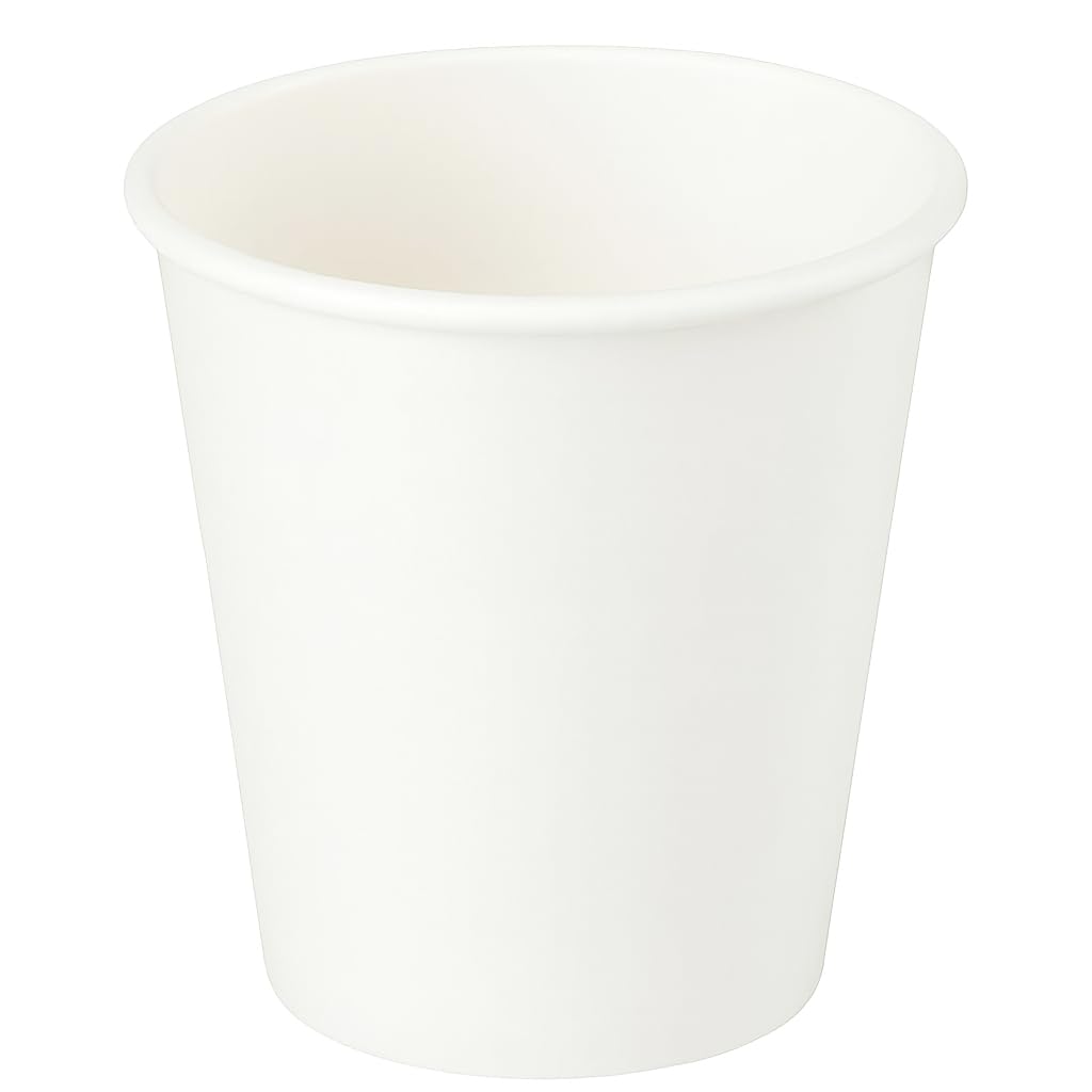 Pappbecher Weiß 200 ml, 1000 Stück – Einwegbecher für Kaffee, Tee & Kaltgetränke – Stabile Trinkbecher für Büro, Gastronomie, Catering & Veranstaltungen