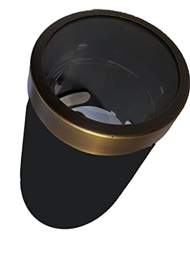 Ironsmith Lighting Products | Par36 | In-Ground Well Light Decorative Solid Brass Cover Kit | (1) Clear Glass | (1) Frosted Glass Included (Flat Top) (Fixture Body Not Included) #TOP2