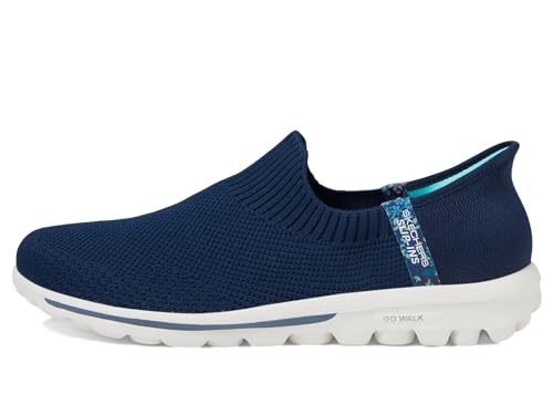 Skechers Womens Go Walk Travel Tahiti Sunset Hands Free Slip-ins4