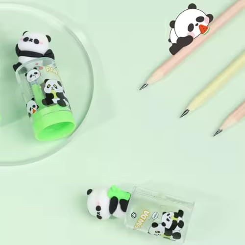 Apontador De Lápis Panda Bamboo Com Deposito