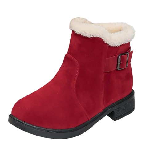 Bottes épaisses confortables contre la fatigue des pieds avec bout rond souple