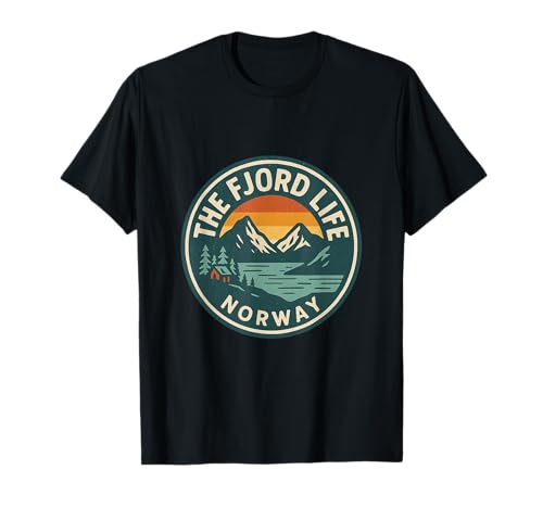The Fjord Life Norway Nordic Travel Outdoors T-Shirt
