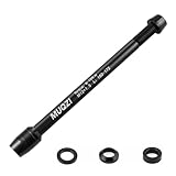 Wjelet Fahrrad Rollentrainer Steckachse, M12 x 1.5/1.75 Gewindesteigung 160 bis 172 mm, Steckachse Adapter aus Aluminiumlegierung, Kompatibel mit Rennrad Mountainbike für Indoor Training