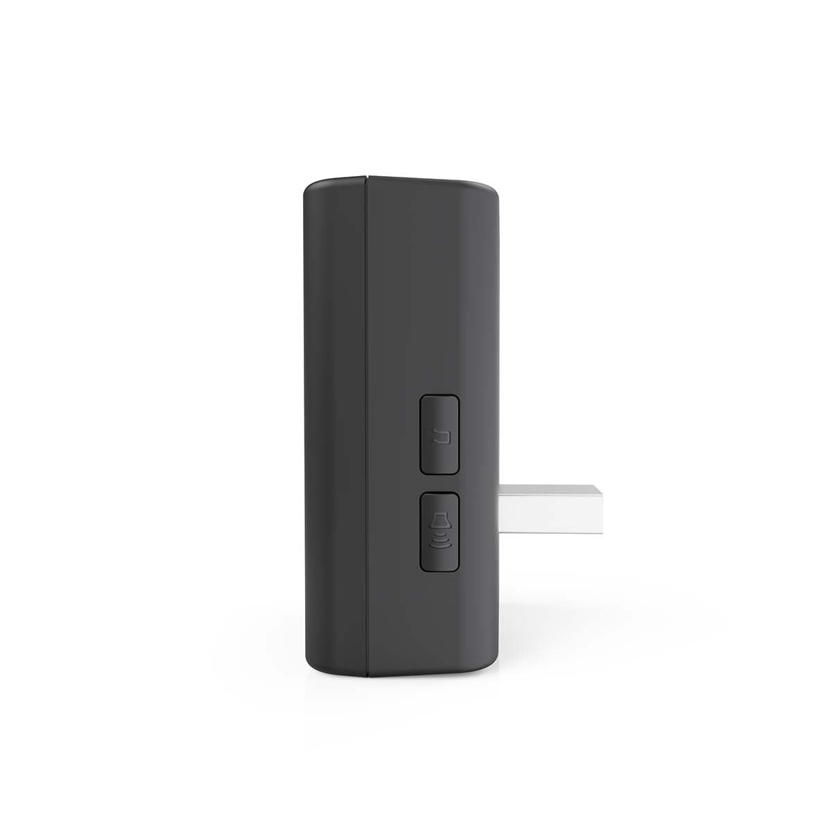 Nedis WIFICDP21BK | Sonnette Vidéo Wi-FI | 3MP 1296p | Grand Angle 100° | Vision Nocturne Infrarouge | Détection Mouvement | Audio Bidirectionnel | Batterie 4400 mAh | Noir
