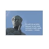 Poster d'art philosophe minent d'Aristote, impression sur toile, affiches d'?uvres d'art, esthtique, 40 x 60 cm