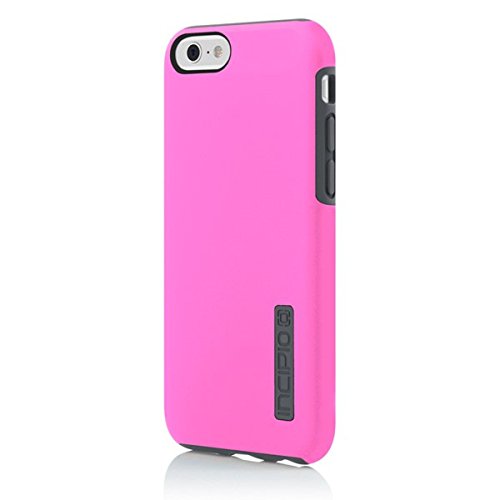 iPhone 6S Case, Incipio DualPro Case [Shock Absorbing] Cover fits Both Apple iPhone 6, iPhone 6S - Highlighter Pink/Charcoal