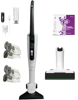 VORWERK FOLLETTO VK7S – Aspirapolvere Cordless Senza Fili con Batteria, Caricabatteria, Sacchetti e Granuli Profumati (KIT: Multi EB7s + Batteria + Caricatore + 6 Sacchetti)