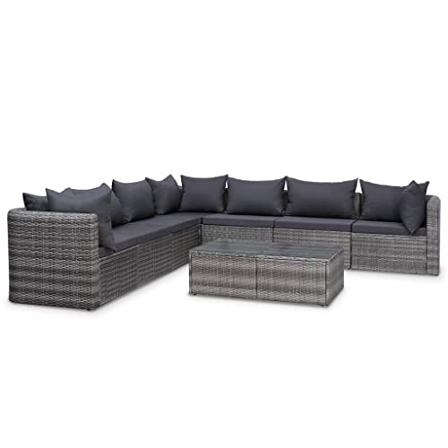 Set Divani Da Giardino 5 Pz | Set Mobili Da Giardino | Salotti Da Giardino Con Cuscini Beige In Polyrattan Cfw800329 91674048