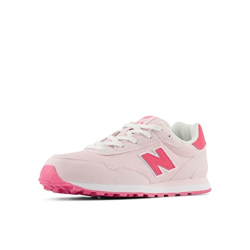 New Balance 515 V1 Lace-Up Sneaker, Rose Sugar/Dragon Berry, 7 Wide US Unisex Big_Kid