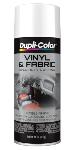 Dupli-Color Vinyl & Fabric Spray, Gloss, White, 11 oz