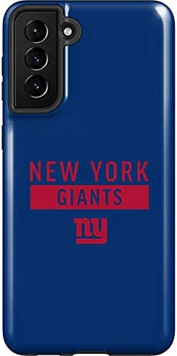 Skinit Pro Phone Case Compatible with Galaxy S21 FE - Officially Licensed NFL New York Giants Double Vision Design