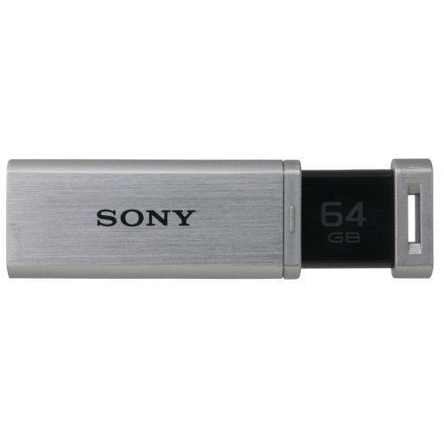 Sony 64GB Micro Vault Q-Series Flash Drive, Silver, 3.0 USB (USM64GQ/S)
