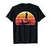 SUP Retro Planche À Pagaie Chien Surfer Stand Up Paddle T-Shirt