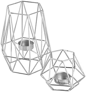 ECHTWERK Świecznik, Geometryczny wzór, Świecznik wotywny do salonu/stolika nocnego/jadalni