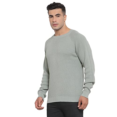 Image of Red Tape Men's Pastel Green Sweater