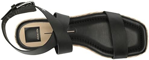 Dolce Vita Women's Cannes Heeled Sandal, Black Leather, 9 | Image 4