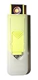 High Tech & Qualität USB Smart Feuerzeug von Champ High Power Lange Lebensdauer Wiederaufladbare Zelle Keine Flamme Kein Gas Nachfüllbare Qualität Smart USB Igniter GELB