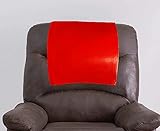 Esbaig Genuine Leather Recliner Chair Headrest Cover, Furniture Protector, Recliner Slipcovers, Love
