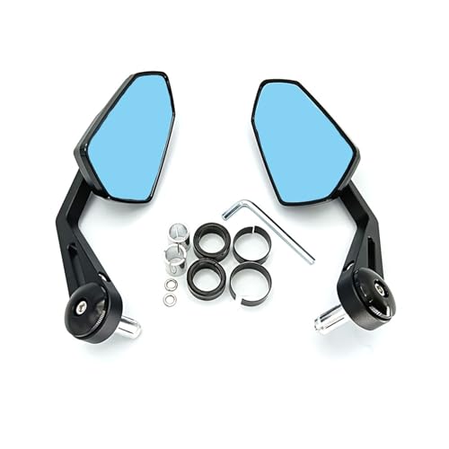 Rétroviseur moto universel 22 mm : fixations stables pour remplacer vos miroirs usés