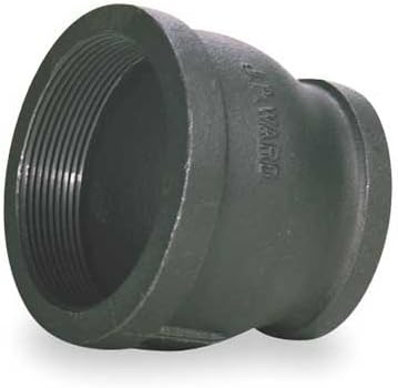 4" x 2-1/2" FNPT Black Malleable Iron Reducer