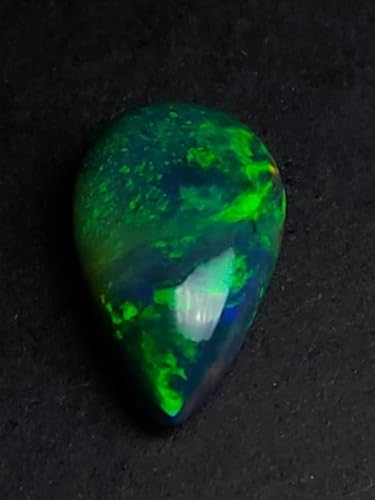 Cabochon opale éthiopienne naturelle AAA aux reflets multi feu