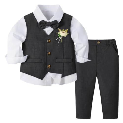 Image of Volunboy Boys Suit Formal Wedding Guest Dress Clothes
