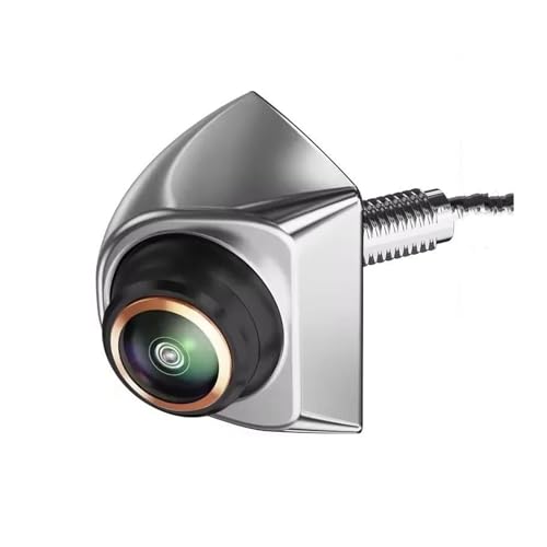 Camara Marcha Atrás Cámara de visión Trasera para Coche 1080P Full HD CVBS AHD Marcha atrás 170° Gran Angular Nocturna Lente Ojo pez(Silver-720P)