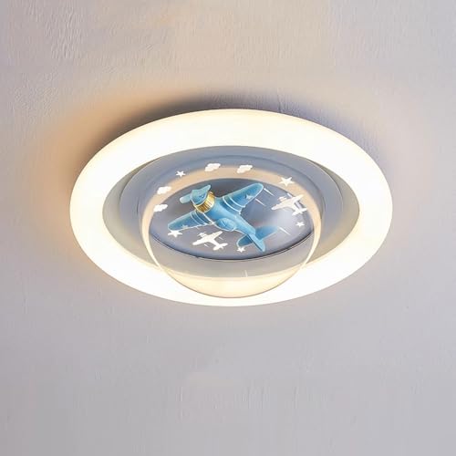 Plafonnier encastré moderne rond pour éclairage de chambre enfant - 2