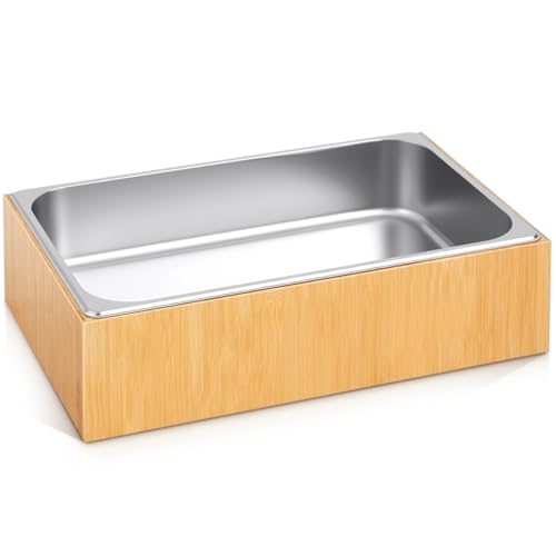 Honeydak Large Ice Housing Bin with Removable Tray Ice Holder Container Wine Beer Champagne Drink...