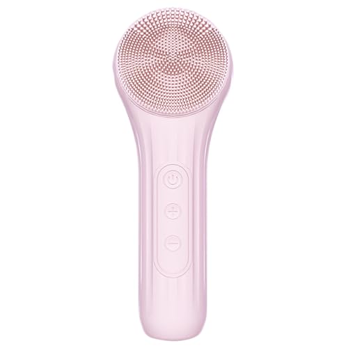 Spazzola per la pulizia del viso, Scrubber per il viso in silicone - Esfoliante per il viso in silicone elettrico ricaricabile, Spazzola per la pulizia del viso elettrica, Detergente per spazzole per