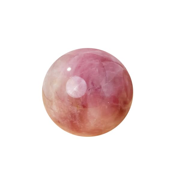 Esfera de amatista natural de 45-50mm con base de siete estrellas para decoración