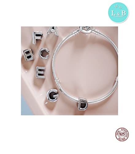 Berloque LETRA D em Prata 925