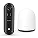WiFi/WLAN günstig Kaufen-WUUK Video Türklingel mit Kamera, 2K Türklingel kabellos mit Homebase/Chime, Keine Monatliche Gebühr, 180 Tage Akku, 32GB Local Storage, Dreifache Bewegungserkennung, 2.4/5G WLAN, kompatibel mit Alexa