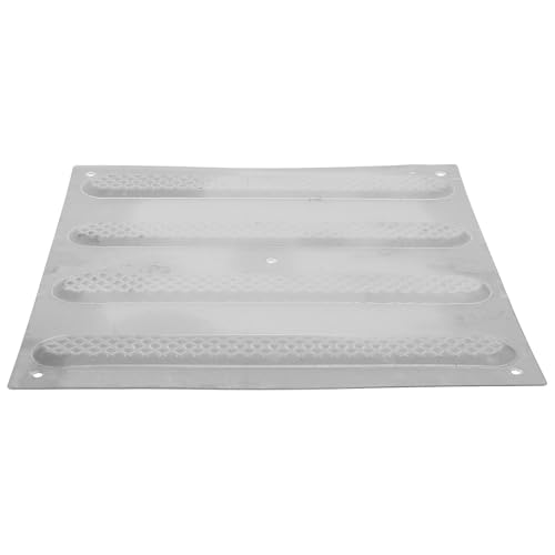 NOLITOY Baldosa Táctil de Acero Inoxidable 201 300x300 Mm Textura Antideslizante, Indicador de Advertencia Táctil para Pavimentos Ciegos, Señal de Seguridad para Discapacidad Visual