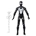 Marvel Epic Hero Series Symbiote Suit Spider-Man Action Figure, 4-Inch Toy with Accessory, Kids Ages 4 and Up, Medium