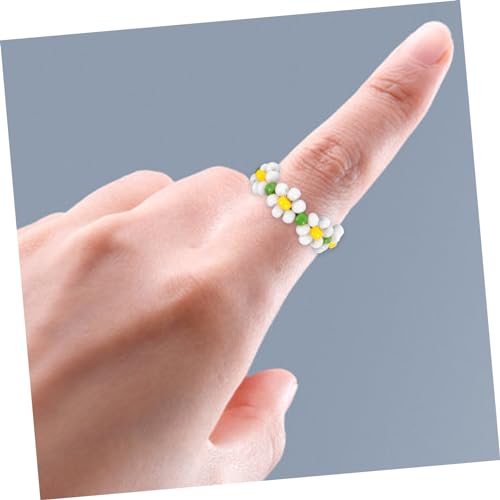 Bijoux à la mode sans irritation | 5 bagues tendance en plastique légères - 3