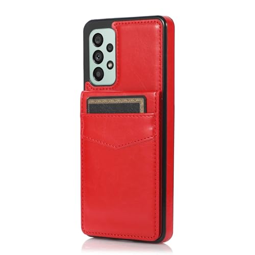 Étui à rabat en cuir pour Galaxy S20 FE rouge clapet portefeuille protection antichoc