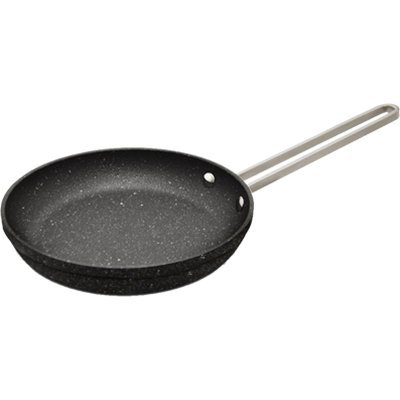 Starfrit The Rock Personnel Poêle à Frire avec poignée en Acier Inoxydable, 15,2 cm, Gris foncé Cover
