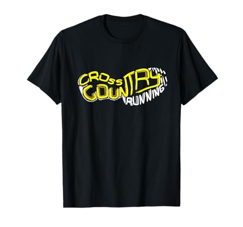 Cross Country Running Shoe Imprint CC Runner Gift Idea T-Shirt