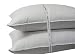 Soft Goose Down Pillow - 500 Thread Count Cotton Shell, King Size, Soft, Set of 2