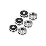 オーディオテクニカ AT6099a レコードプレーヤー インシュレーター スピーカー スパイク ステンレス削り出し 高密度ウレタン SlimeFlex 6個1組 シルバー