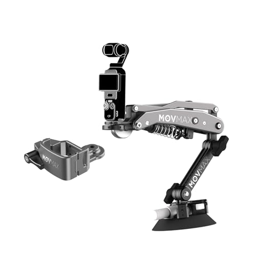 Image of Vaxis Global MOVMAX Blade Arm & Hoop Connector for DJI Osmo Pocket 3 Camera, Car Suction Cup Mount Stabilizer, Pocket 3 Creator Combo Accessories