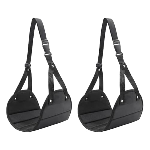 Repose-pieds de voyage en avion contre les jambes lourdes : sangle réglable confort