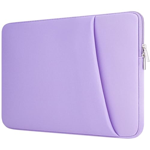 HEDUGO Laptop Sleeve Case with Zipper Accessory Pocket Compatible with 15.6 inches HP Dell Lenovo Asus Acer Padded Computer Pouch Cover Shockproof Protective for 15.6