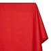 Cotton Polyester Broadcloth Fabric Premium Apparel Quilting 45" (1 YARD, Red)