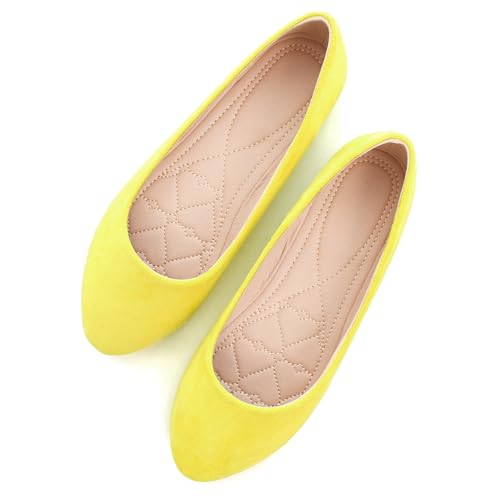 Image of SAILING LU Casual Shoes for Women Dressy Ballet Flats | Comfort Fit, Work Shoes,Casual for Women, Slip-Ons Loafers